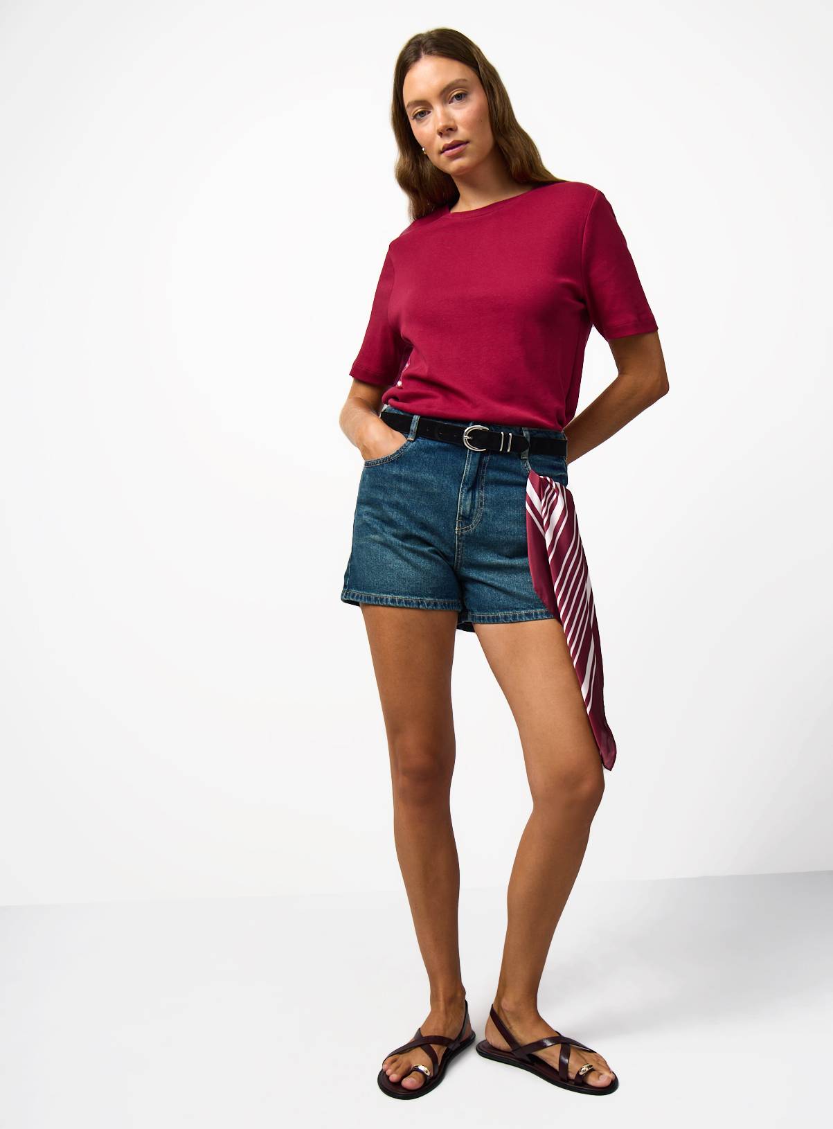 Berry Red Pure Cotton Ultimate T-Shirt 20 - Image 2